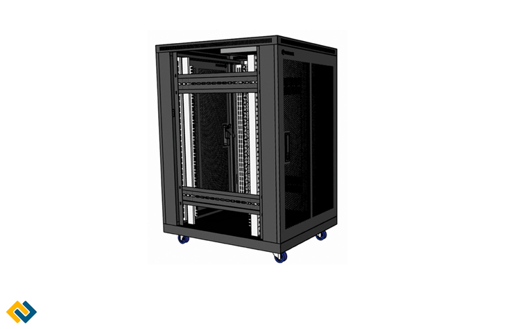 Tủ mạng 20U sâu 600, Tủ rack 20U D600, 2 cửa lưới, mẫu mới đẹp và giá cực ưu đãi